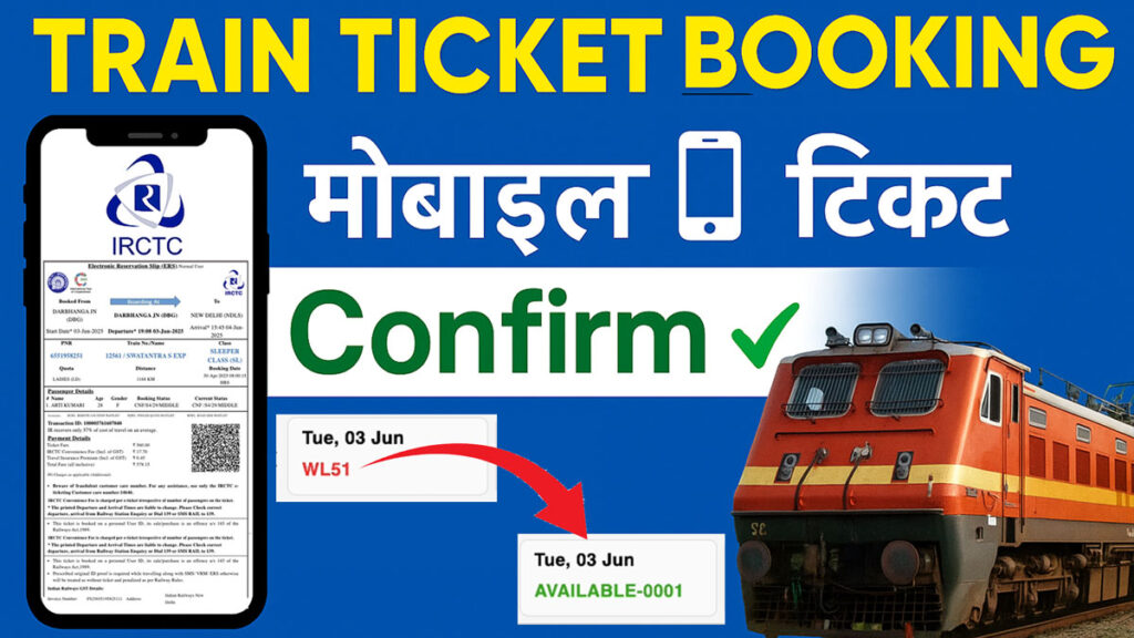 Train Ticket Booking Online Kaise Kare
